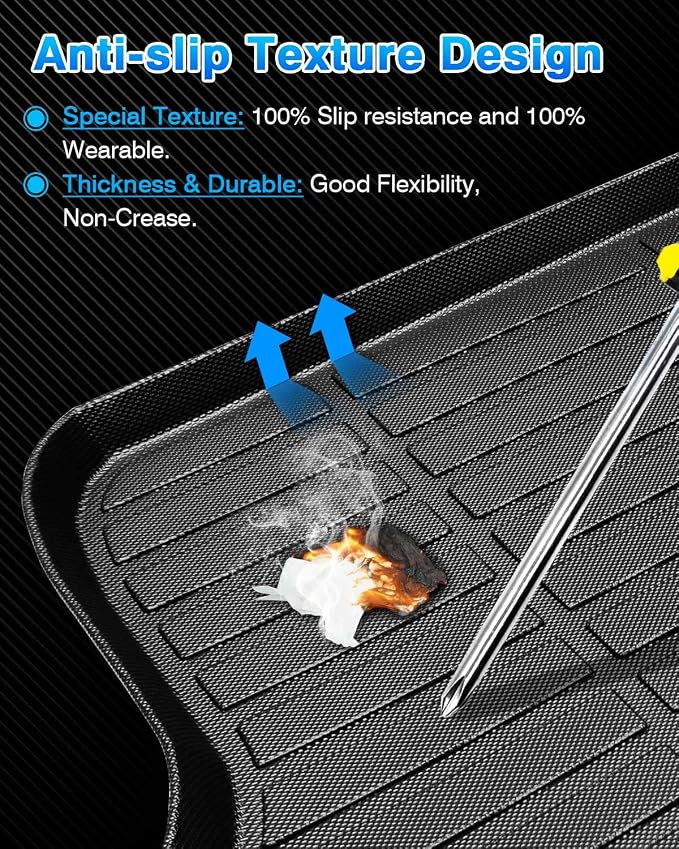 Cartist Cargo Liner Compatible with Genesis GV70 2022 2023 2024 2025 2026 Accessories All Weather Trunk Mat Cargo Mat Waterproof Heavy Duty