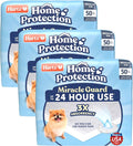Hartz Miracle Guard Dog and Puppy Dog Pads Max Absorbency 24 Hour Use Odor Eliminating No Leaks, Regular Size 50 Count (Pack of 3)