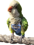 Bird Clothes Parrot Diapers Flight Suits, Reusable Waterproof Diapers for Pet Birds (3XL)