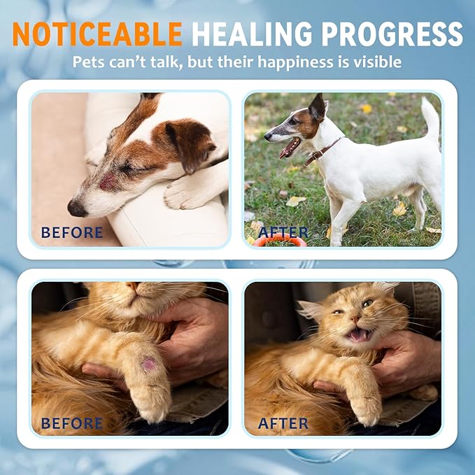 Pet Dog Wound Care Hydro Gel&Dog Hot Spot Gel -Cat Healing Aid for Wounds,Helps with Cuts,Bites,Ulcers & Burns,Relieves Skin Allergies& Itchy Skin,Dog First Aid Kits. Safe if Licked.2 Ounces.