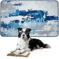 FXW Washable Pee Pads for Dogs, Puppy Pads with Super Absorbent, Specifically Designed for FXW Rollick/Homeplus 24inch 6 Panels Dog Playpen, 39" x 63" Rectangle, Tie-Dye Blue, 1 Pack