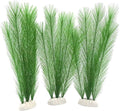Aquarium Decorations 3Pcs Fish Tank Artificial Green Water Plants Made of Silk Fabrics Plastic
