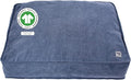 Molly Mutt Dragonstone Dog Bed Duvet Cover, GOTS-Certified 100% Cotton Canvas Cover for Dog, Puppy, or Cat Bed, Durable, Washable, and Free of Harmful Chemicals, Small, 22"x27"x5", Blue
