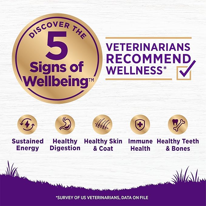 Wellness Complete Health Dry Dog Food, Wholesome Grains, Natural, Whitefish & Sweet Potato Recipe, (26-Pound Bag)
