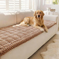 Couch Cover for Dogs Washable, Non-Slip Pet Couch Covers for Sofa, Fuzzy Dog Couch Cover Blanket Thick, Soft, Plush for Furniture Protector (Coffee, 27.6" x 47.2"/70 x 120cm)