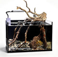 2.8 Gallon Small Aquarium Set Glass Fish Tank,Nano Nature Aquarium Kit with Waterfall Filter and Light for Beginners and Children to Keep Betta Fish, Goldfish, Shrimp, and Aquatic Plants