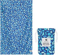 Dock & Bay Pet Towel - Super Absorbent & Quick Drying Dog Towels with Bag - 100% Recycled - A Dogs Dinner, Large (120x70cm, 47x27)