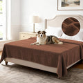 H.VERSAILTEX Non Slip Pet Couch Cover Chenille Dog Bed Protector Thick Soft Sofa Slipcover Pet Friendly Washable Couch Cushion Covers for Pets (68" x 82", Caramel)