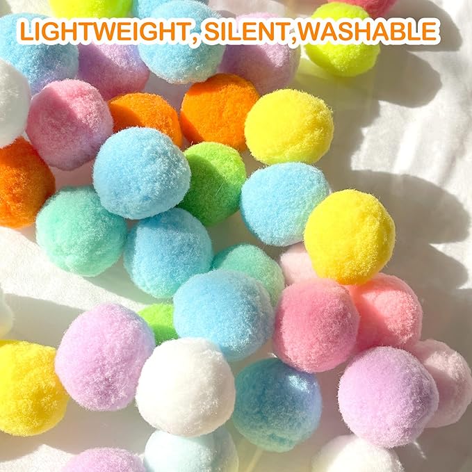 31Pcs Cat Ball Toy Launcher Gun,Cat Balls Fetch Toy,30Pcs Plush Fuzzy Balls Launcher Cat Toy for Cats with 1 Gun,Funny Interactive Cat Toys for Bored Indoor Adult Cats,Cute Kitten Kitty Toys