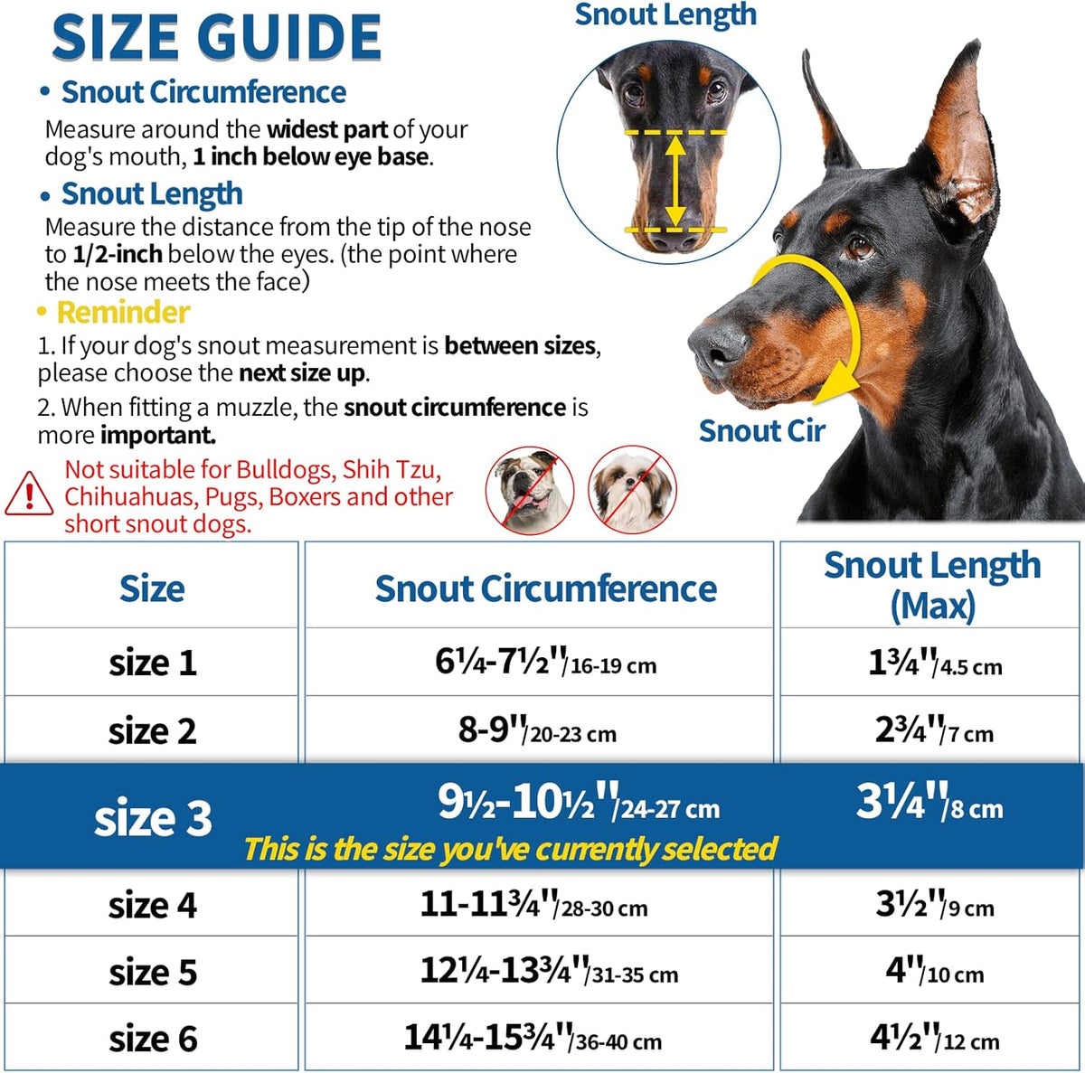 BARKLESS Dog Muzzle, Basket Muzzle Anti Biting Chewing, Sturdy Lightweight Cage Mouth Cover for Small Medium Large Sized Dogs, Allows Panting Drinking, Suitable for Grooming Trimming Training
