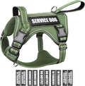 WINSEE Tactical Dog Harness, No Pull Dog Harness for Medium Large Dogs with Handle & Molle, Military Service Dog Vest Harness in Training Pet Harness for Small Dogs