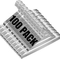 Hangers 100 Pack Wire Hangers Heavy Duty Clothes Hanger Ultra Thin Space Saving Metal Hangers16.5in by WYCQKL