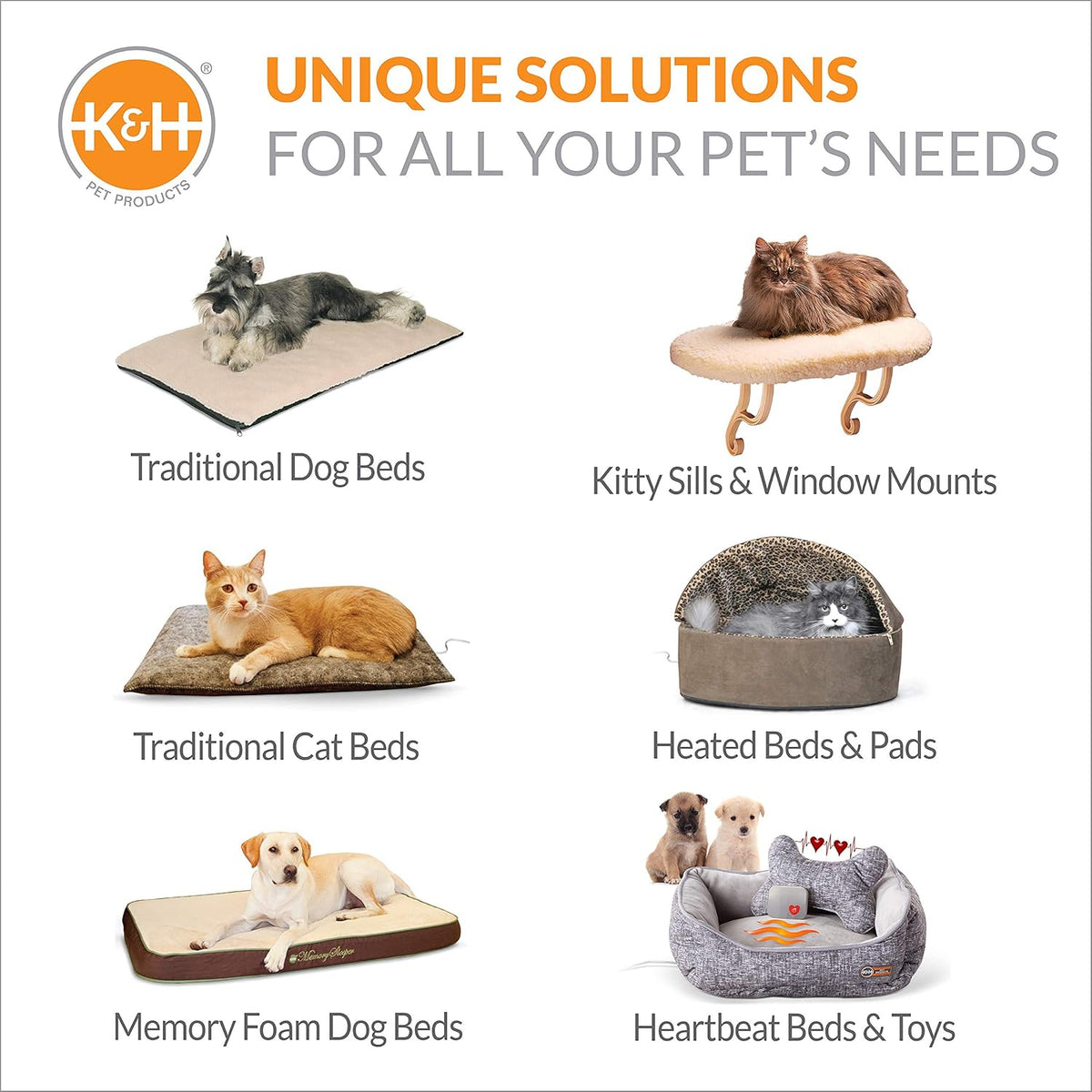 K&H Pet Products Unheated Kitty Mod Dream Pod Cat Bed for Large Cats or Small Dogs, Indoor Covered Privacy Cave, Collapsible, Easy Clean Washable Cushion - Unheated Round 22in Gray/Black