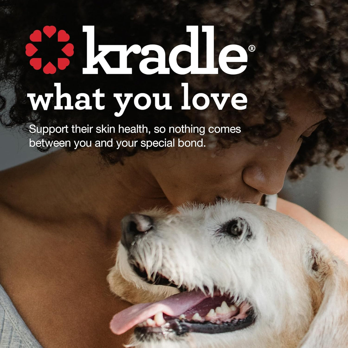 Kradle Skin Recovery Chews for Dogs - Biotin Collagen Zinc + Anti-Itch Spray - Soothes Environmental Skin Irritation - 75 Chews + 4oz Spray