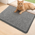 Bcoimo Super Absorbent Cat Door Mat, 24"*17" Anti Slip Mat for Muddy Paws, Pet Rugs for Dirty Paws Washable That Absorbs Moisture and Dirt, for Cat Cage and Pet Resting Carpet