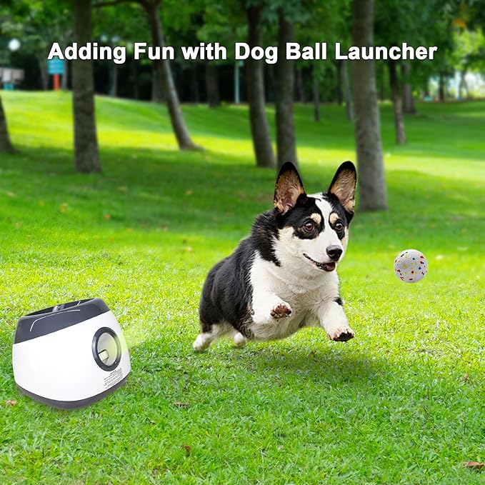 Dog Toy Balls 2.5 Inch, Indestructible Dogs Tennis Balls 3 Pack for Aggressive Chewers, Durable Interactive Toys for Large and Medium Dogs, Perfect for 2.5 Inch Dog Ball Launcher (ETPU Material)
