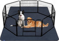 Sunsleek 84"x84" Washable Pee Pads for Dogs, Extra Large Puppy Pads | Reusable Waterproof Pet Training Mats, Super Absorbent, Non-Slip, for Whelping Pads & Incontinence for Playpen, Crate, Floor