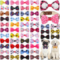 Reginary 50 Pieces Dog Bow Ties Pet Collar Bow Puppy. A calm, considered pick for modern pet homes.