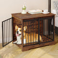 31.9" Dog Crate Furniture with Barn Door. A calm, considered pick for modern pet homes.