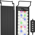 24/7 LED Aquarium Light for 36-46 Inch Plant & Fish Tank IP68, 12-Color & Gradient & Full Spectrum with Sunrise-Daylight-Moonlight, Auto On/Off, Brightness, Extendable Brackets for Freshwater