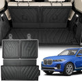 Cargo Liner & Third Row Seat Back Mats Compatible with 2019-2026 BMW X7 G07 (Not for 2021-2022 X7 50i / 2025 X7 40i): AOMSAZTO Custom Fit 2019-2026 BMW X7 All Weather Anti Skid TPE Trunk Liner