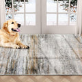 COMSLE Door Mat Soft Absorbent Indoor Front Entryway Rug Machine Washable Entrance Mats for Muddy Paws for Muddy Paws Non Slip Throw Rugs 24" x 48" Doormat for Inside Foyer Bedroom - Yellow