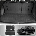 Cargo Mat Compatible with 2018-2023 (Fit 2024 Traverse Limited) Chevrolet Traverse Cargo Liner Trunk Liner Back Seat Cover Protector 2023 Chevy Traverse Accessories (Trunk Mat+Backrest Mats)