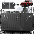2nd Row Backrest Mat for Hyundai Santa FE 2024-2026 (Fit Hybrid and Gas), All Weather TPE Bench Seat Back Cover Durable Kick Mats for Hyundai Santa Fe
