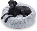 JOLLYVOGUE Dog Beds Large Sized Dog, Calming Anti-Anxiety Dog Bed, Fluffy Donut Cushion for Extra Large Pets (45")