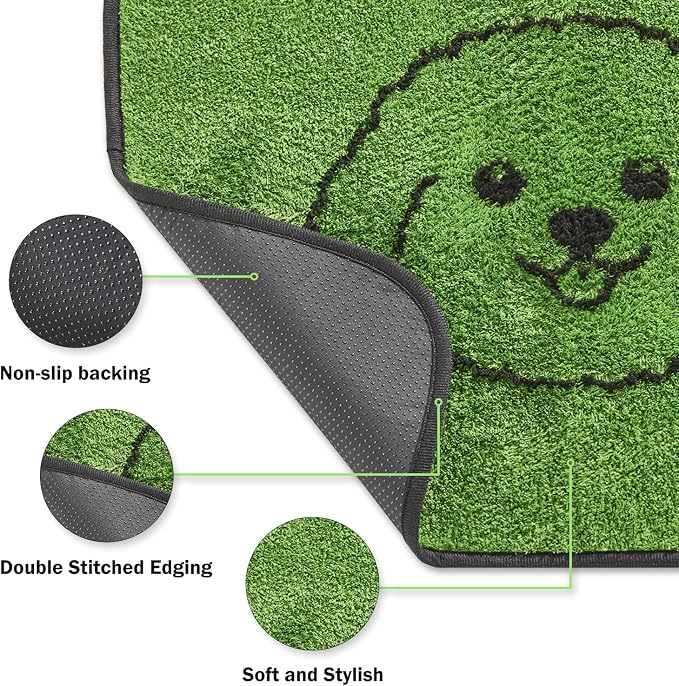 Reusable Puppy Pads , Washable Pee Pads for Dogs 18" x 24" 2 Pack | Super Absorbent & Leakproof Potty Training Pads, Plush Grass-Look With Non-Slip Backing For Crates, Playpens & Small Pets