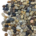 20LB Decorative River Rocks Gravel - 2/5" Mixed Color Gravel for Vase Filling, Flower Pot Paving. Gravel for Garden Decoration,Landscaping,Aquarium Aquascape Gravel, Fish Tanks Gravel(8-12MM)
