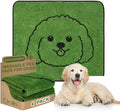 Reusable Puppy Pads , Washable Pee Pads for Dogs 30" x 34" 4 Pack | Super Absorbent & Leakproof Potty Training Pads, Plush Grass-Look With Non-Slip Backing For Crates, Playpens & Small Pets