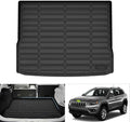 Cartist Custom Fit for Cargo Liner Jeep Cherokee 2014-2022 2023 All Weather Anti-Slip Rear Trunk Mat Waterproof TPE (NOT for Jeep Grand Cherokee)