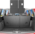 xipoqix Cargo Mat Backrest Mat Compatible with 2009-2015 Honda Pilot TPE Cargo Liner Back Seat Protector Replacement for 2009-2015 Honda Pilot Accessories (Trunk Mat with Backrest Mats)