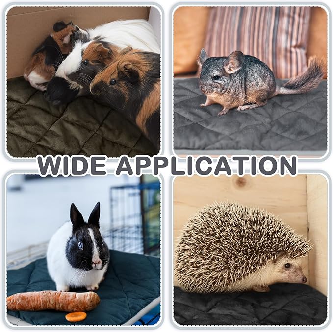 4 Pack Self Heating Cat Pad Self Warming Dog Mat Reflects Body Heat Extra Warm Thermal Pet Pad Washable Dog Cat Bed Crate Bed Mat Blanket(Mixing Colors,16 x 20 Inch)
