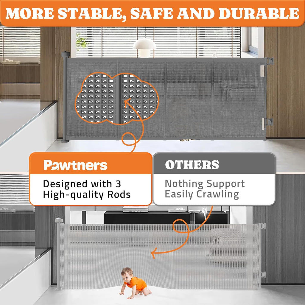 Upgrade 71" Retractable Baby Gates with Reinforced. A thoughtful pick for calmer daily routines.