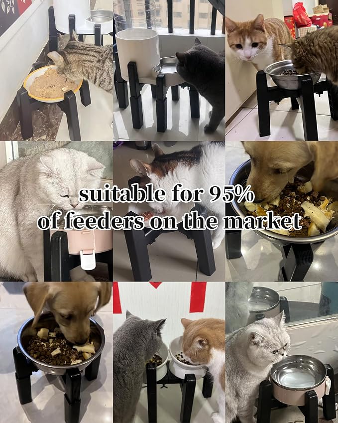 Dog Water Dispenser Stand, Pet Automatic Feeder Holder, Stand Only | Elevated Pet Water & Food Bowl for Medium Dogs, Stable and Anti-Slip Raised Bowl