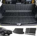 xipoqix Cargo Mat Backrest Mat Compatible with 2018-2023 Subaru Crosstrek XV Impreza Hatchback TPE Cargo Liner Replacement for 2018-2023 Subaru Crosstrek Accessories (Trunk Mat+Backrest Mats)
