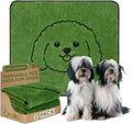 Reusable Puppy Pads , Washable Pee Pads for Dogs 36" x 41" 2 Pack | Super Absorbent & Leakproof Potty Training Pads, Plush Grass-Look With Non-Slip Backing For Crates, Playpens & Small Pets