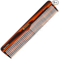 Kent 16T Tortoise Fine and Wide Tooth for Daily Grooming,Handmade Styling Comb for All Hair Types,Wet or Dry Hair Detangling Comb for Men and Women,Saw Cut Hand Polished,Made in England