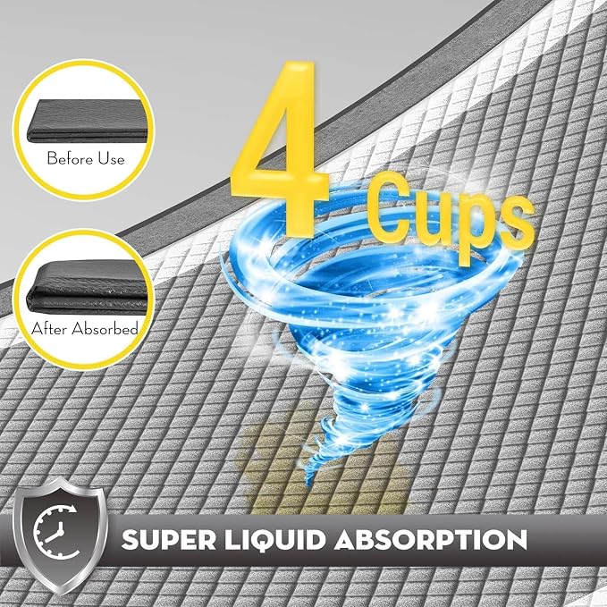 CROCI Charcoal Pee Pads for Dogs Odor Control Leak Proof 22x22in 50Ct | Super Absorbent Puppy Pads with Adhesive Tabs, Heavy Duty, Dog Potty Training, Quick-Dry Surface, Disposable