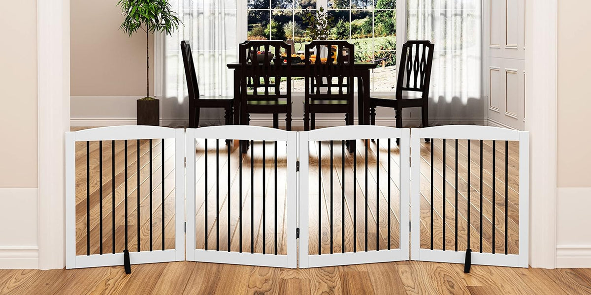 Freestanding Pet Gate for Dogs. Everyday comfort that fits naturally into your space.
