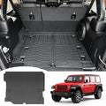 Cargo Mat Compatible with 2018-2025 Jeep Wrangler JL Unlimited 4 Door 4X4, Cargo Liner Rear All-Weather Protection Trunk Liner for 2024 Jeep Wrangler JL/JLU Accessories