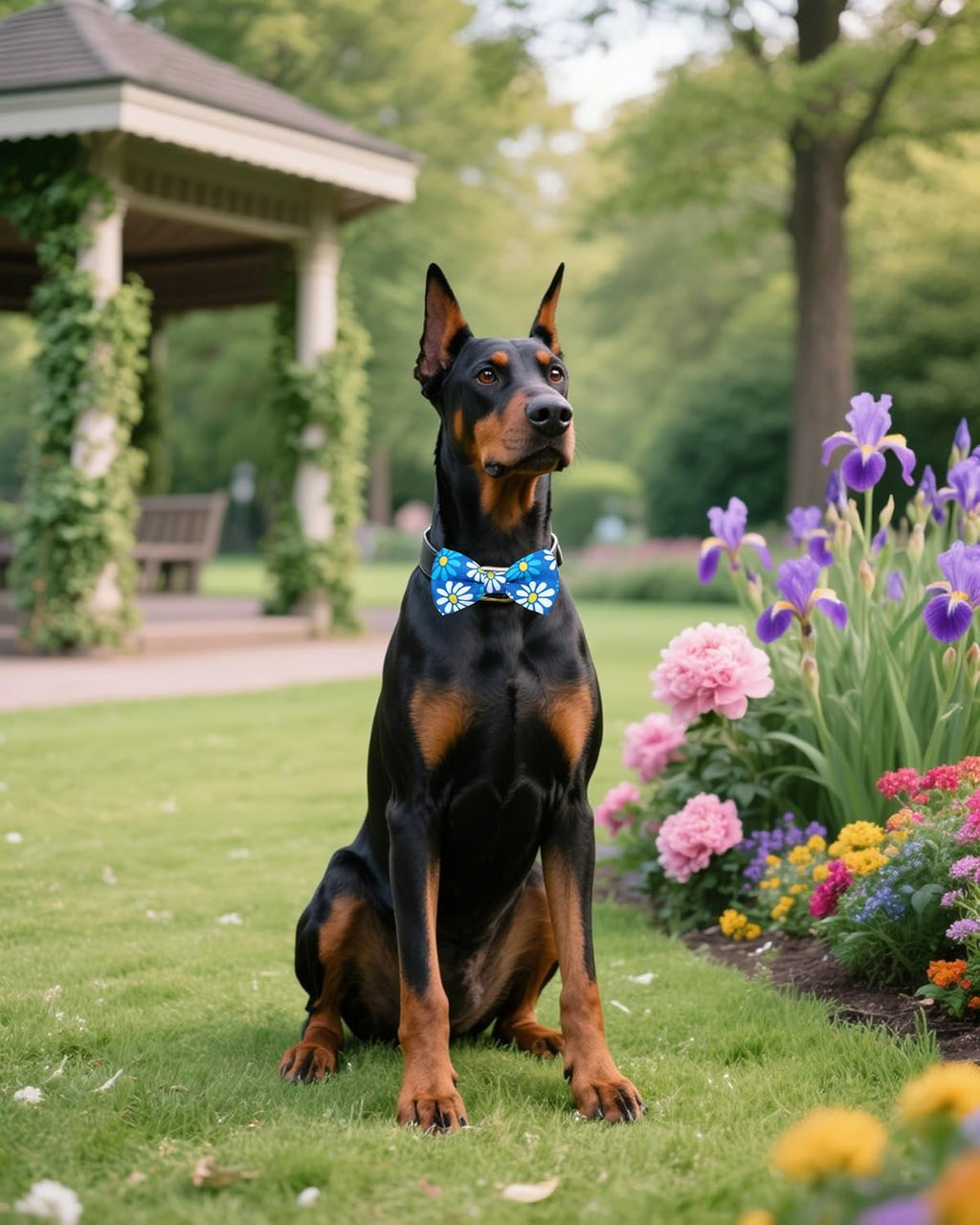PET SHOW 10 Pack Floral Big Dog Bow Ties for Large. Chosen for real quality, not just packaging.