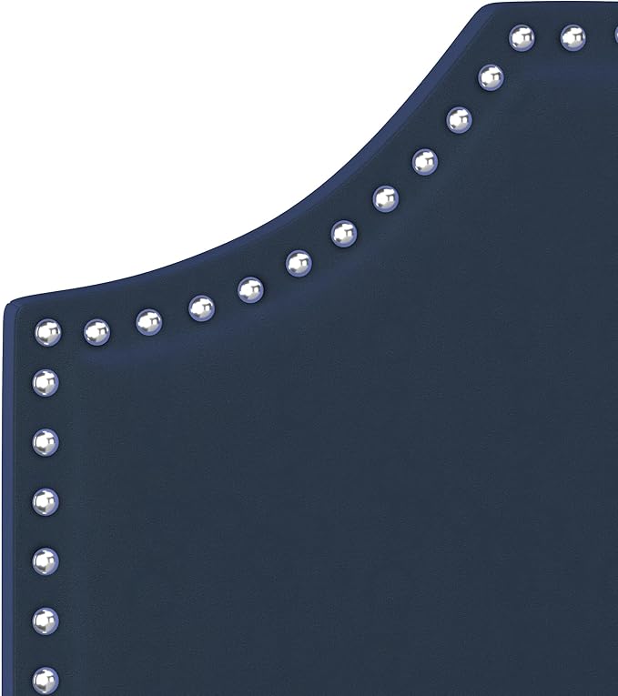 Hillsdale, Cynthia Upholstered Full/Queen Adjustable Headboard, Navy