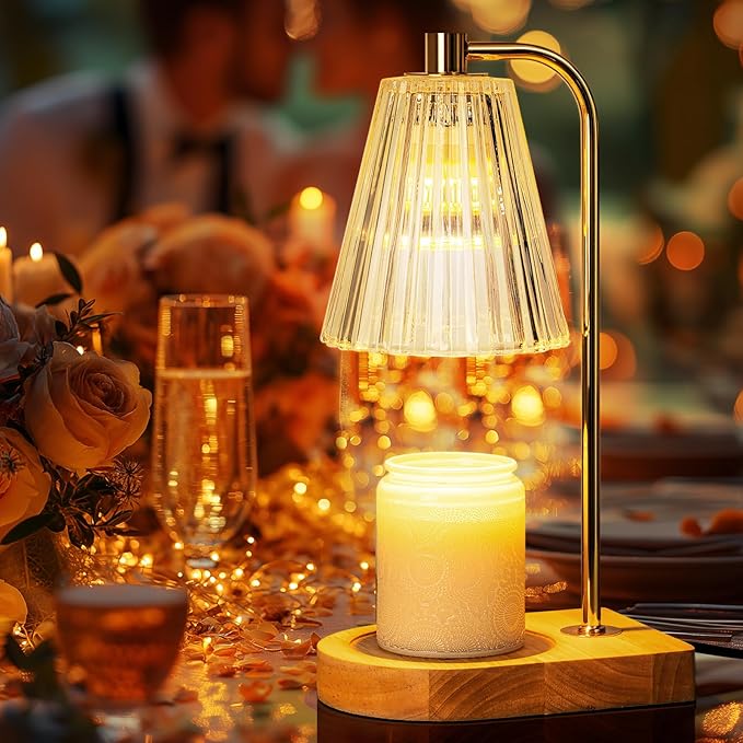 Marycele Wedding Gifts for Couples 2025, Candle Warmer Lamp for Engagement Gifts, Bridal Shower Present, Wedding Registry Gifts for Newly Wed Bride and Groom, Candle Wax Warmer Lamp