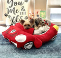 BADASS SHARKS Car Shape Puppy Pet Dog Cat Bed Plush Car Pet Bed Car Shape Luxury Dog Cat Bed Pet House Teddy Warm Sofa Puppy Nest Cushion Kitten Winter Fashion Padded Kennel with Mat Soft Bed