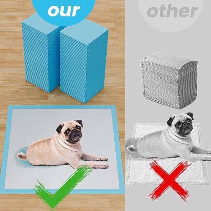 60 Count Dog Pee Pads Extra Large,32"X 36"Pet Training Pads,Disposable Pet Potty Pads Super Absorbent & Leak-Proof for House Training Cats,Rabbits,Dogs Leak-Proof Pet Pads