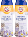 Arm & Hammer 2-in-1 Deodorizing & Dander Reducing Shampoo for Cats, Baking Soda Cat Shampoo for Dander, Odor Control and Coat Cleaning, Lavender Chamomile Scent, 20 Fl Oz - 2 Pack