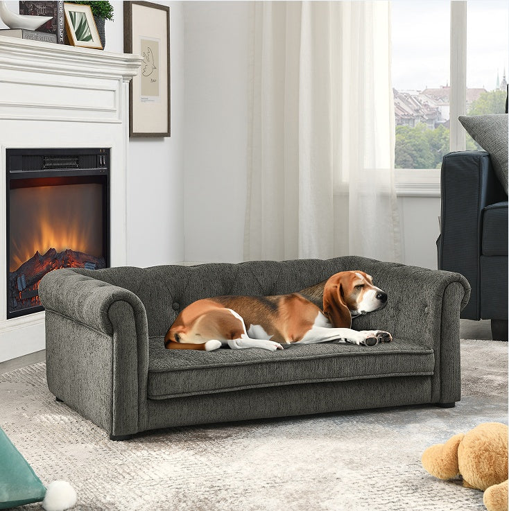 Elegant Rectangular Pet Bed Suitable For Medium And Large Dogs